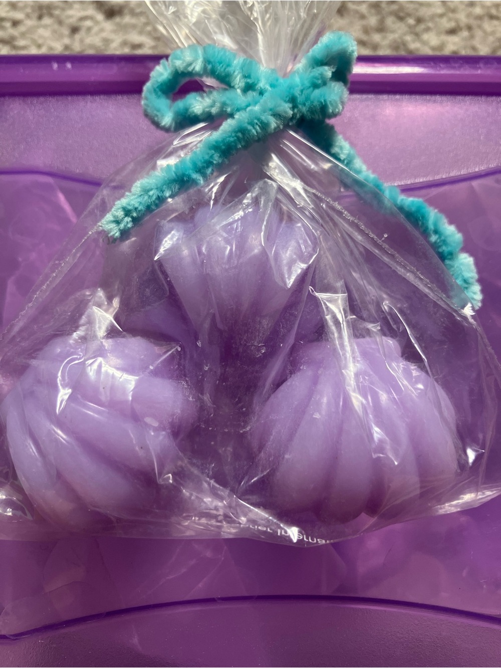 Seashell Soaps Lavender Handmade
